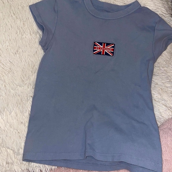 Brandy Melville top, light blue, worn twice - Picture 2 of 3